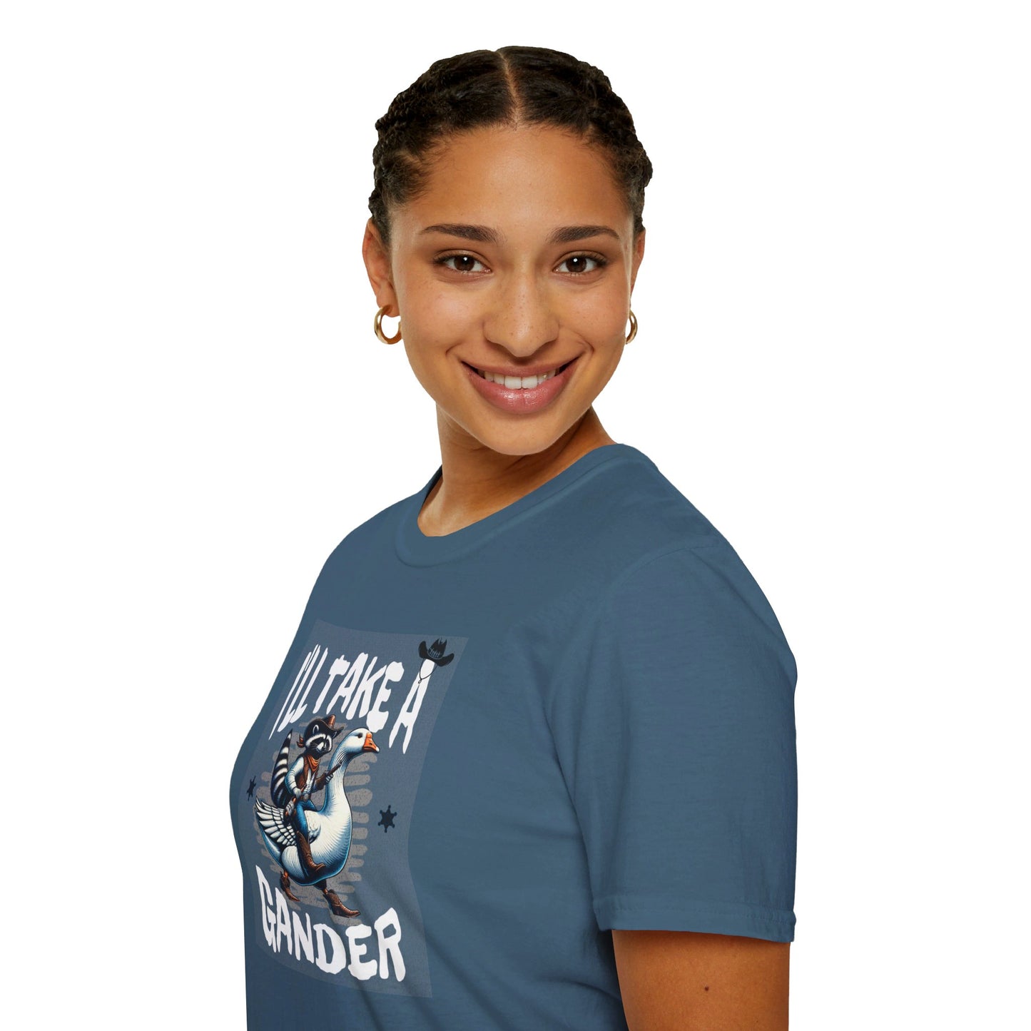 I’ll Take A Gander Says The Cowboy Raccoon T-Shirt