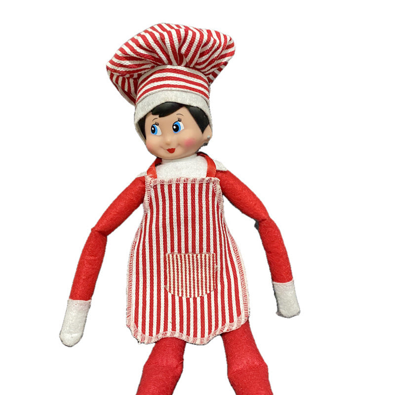 Christmas Bookshelf Elf Doll Clothes Set