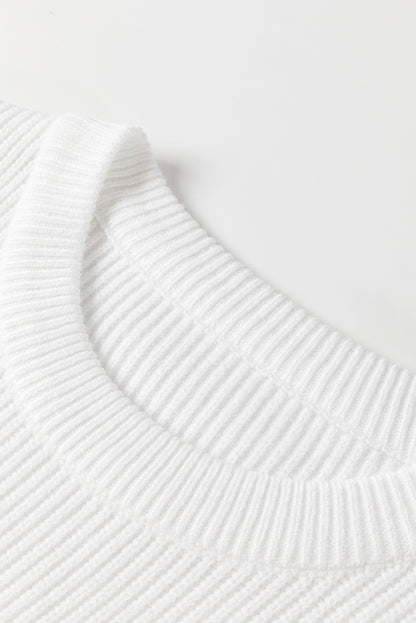 White Hello Pumpkin Graphic Sweater