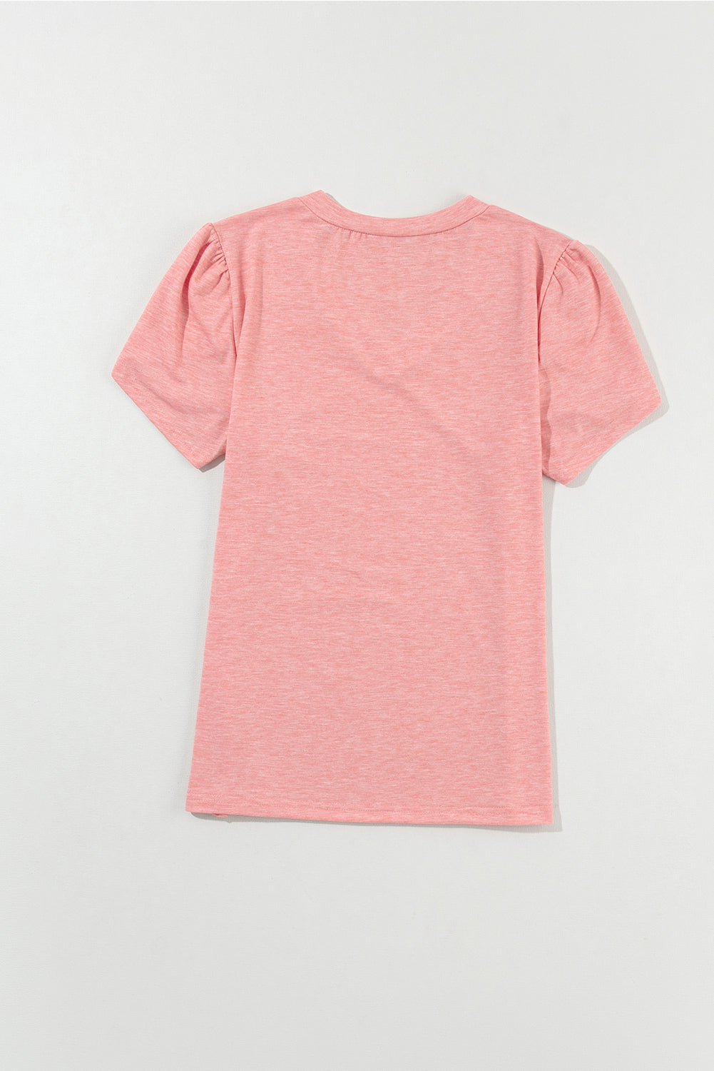 Petal Sleeve V Neck T Shirt