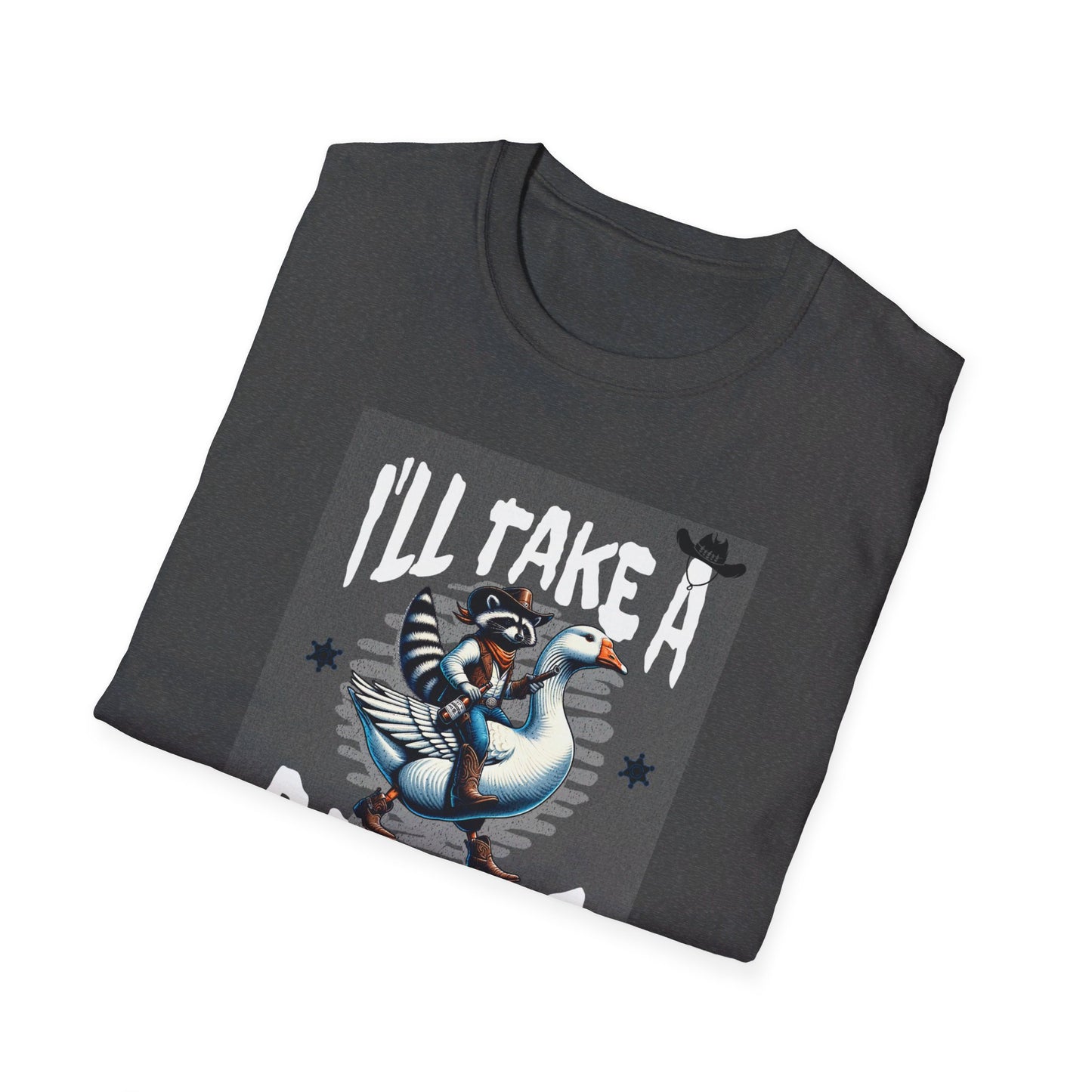 I’ll Take A Gander Says The Cowboy Raccoon T-Shirt