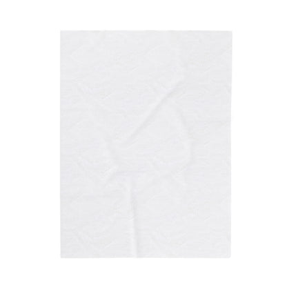 Vintage 80s Pattern Velveteen Plush Blanket