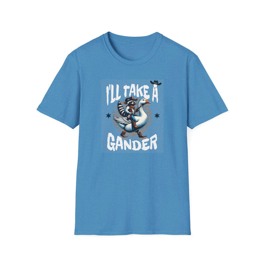 I’ll Take A Gander Says The Cowboy Raccoon T-Shirt