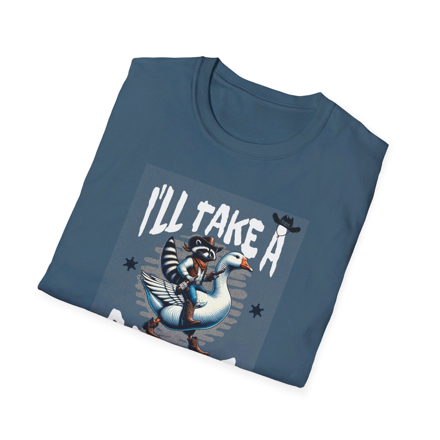 I’ll Take A Gander Says The Cowboy Raccoon T-Shirt