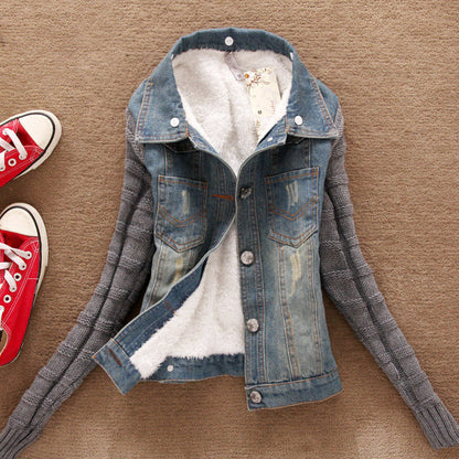 Autumn denim top