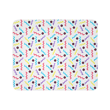 90s Style Fleece Sherpa Blanket