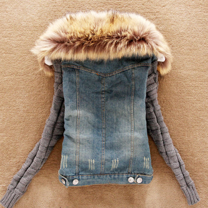 Autumn denim top