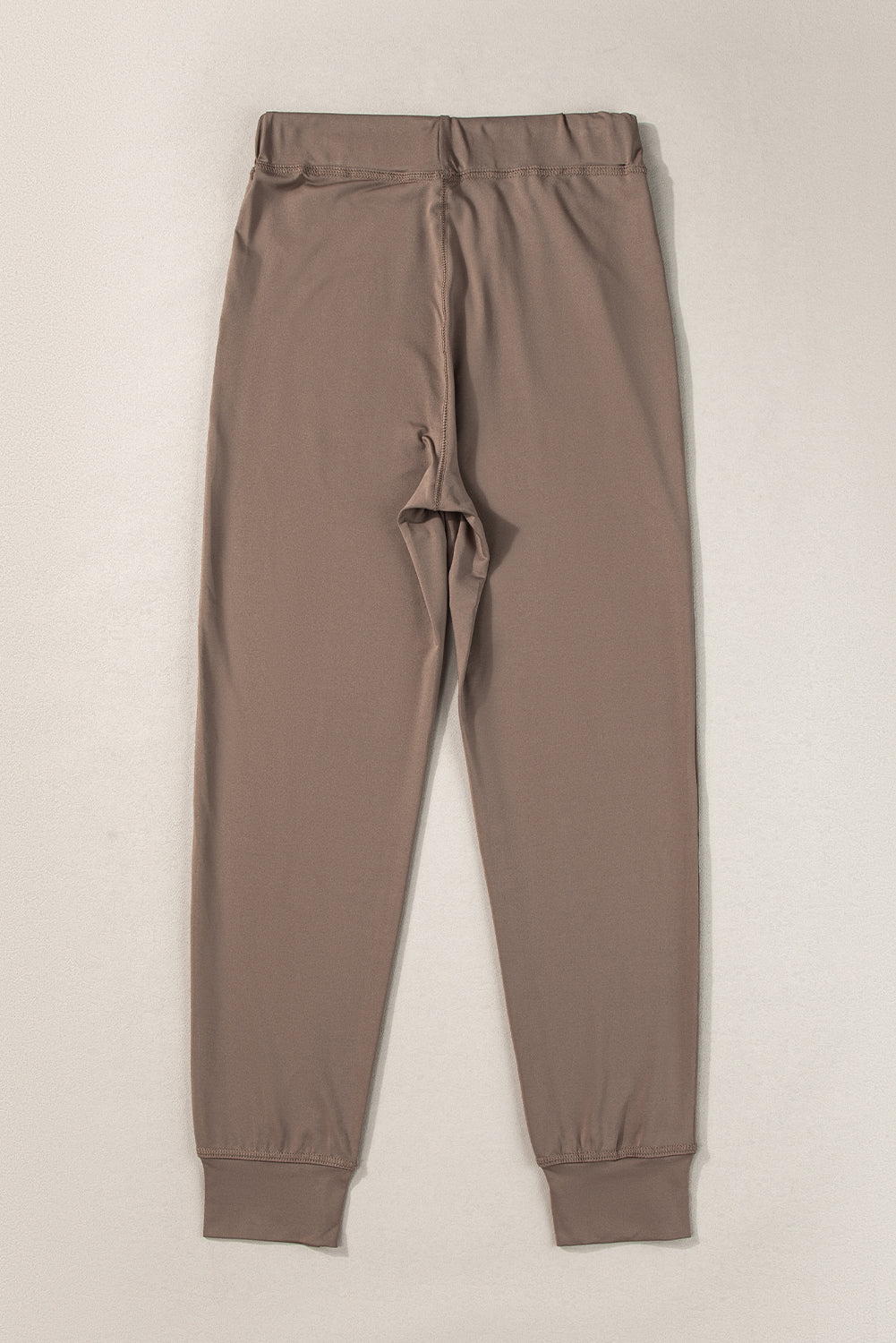 Moss Green Drawstring Waist Pocketed Joggers