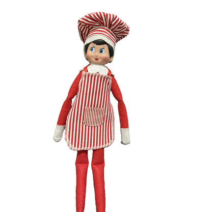 Christmas Bookshelf Elf Doll Clothes Set