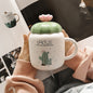 Cactus ceramic mug
