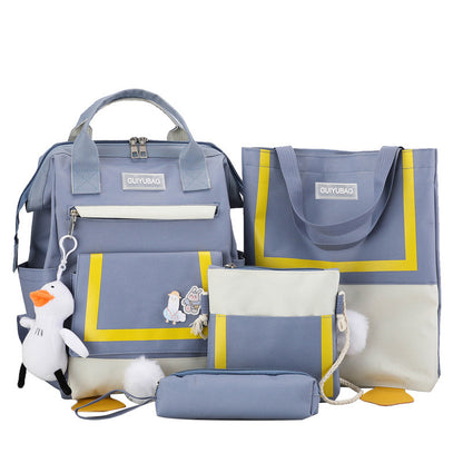 Student Fashion Mom Portable Backpack Large-capacity Multifunctional Outing Bag