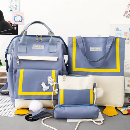 Student Fashion Mom Portable Backpack Large-capacity Multifunctional Outing Bag