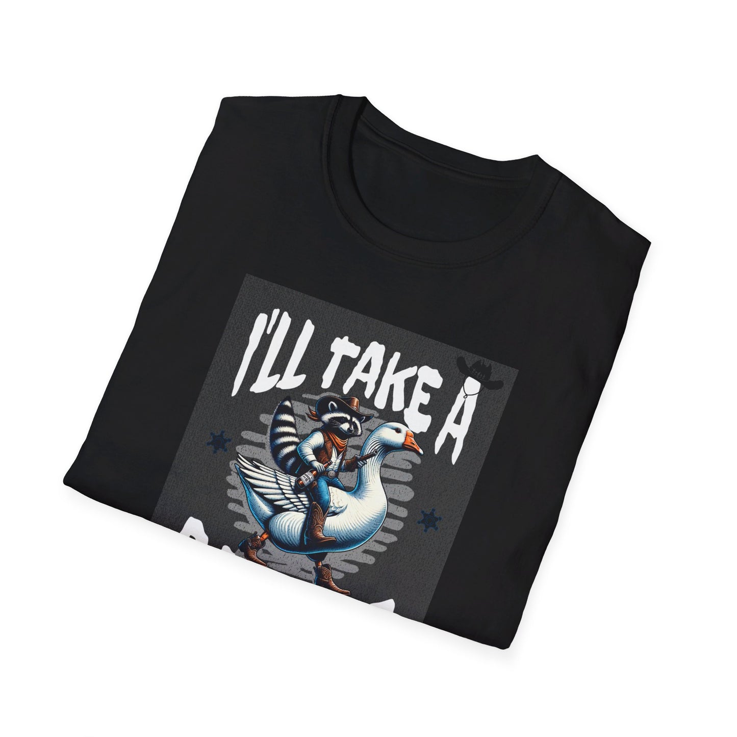 I’ll Take A Gander Says The Cowboy Raccoon T-Shirt