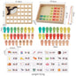 Simple Children's Wooden Fishing Puzzle Toy