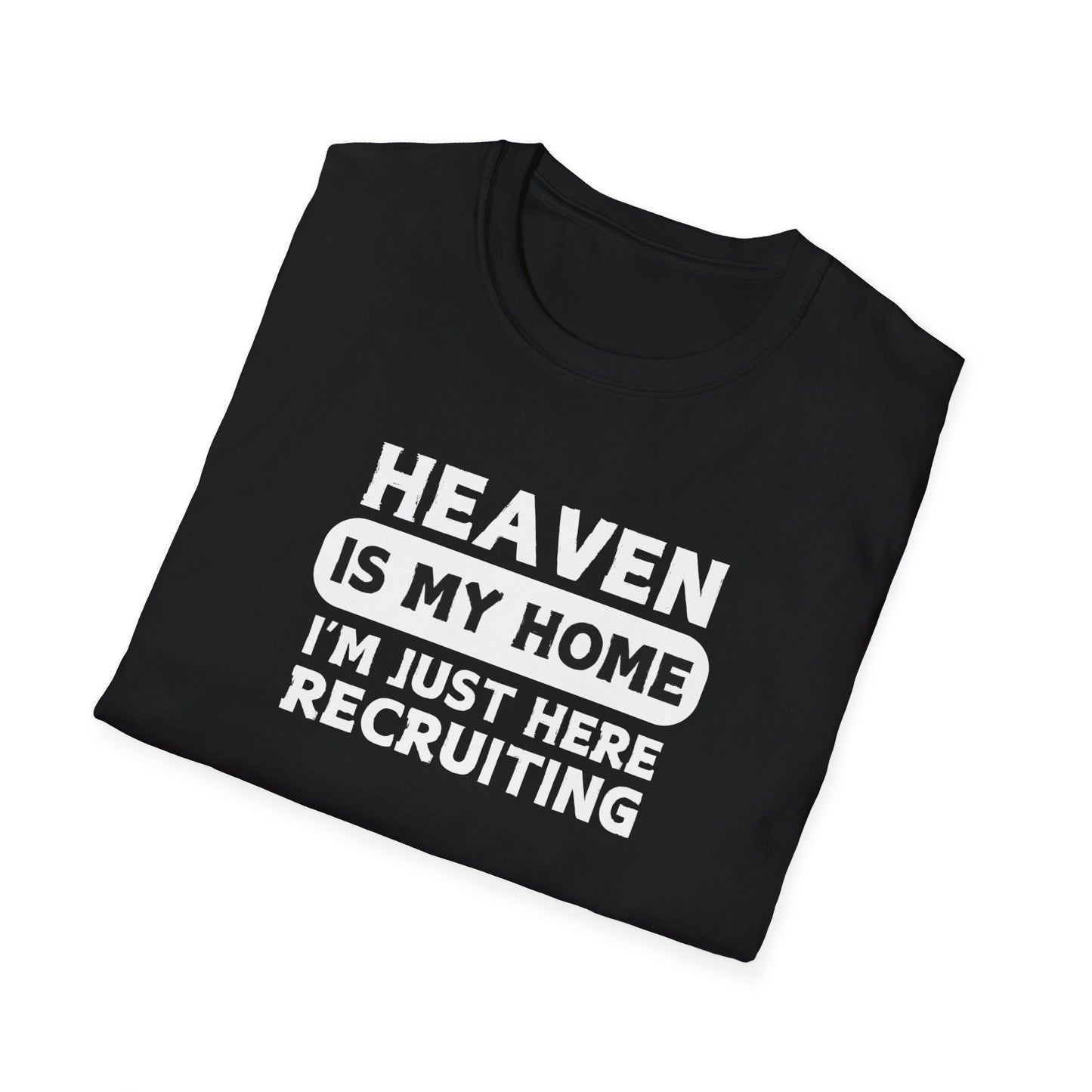 Heaven in my home black tshirt