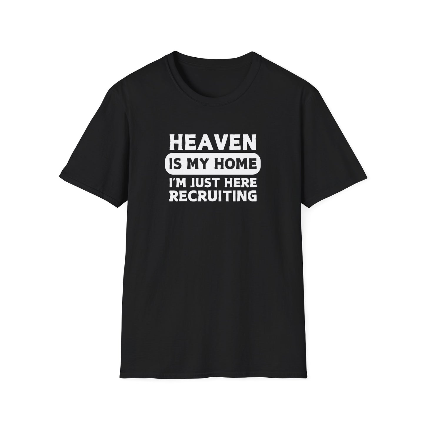 Heaven in my home black tshirt
