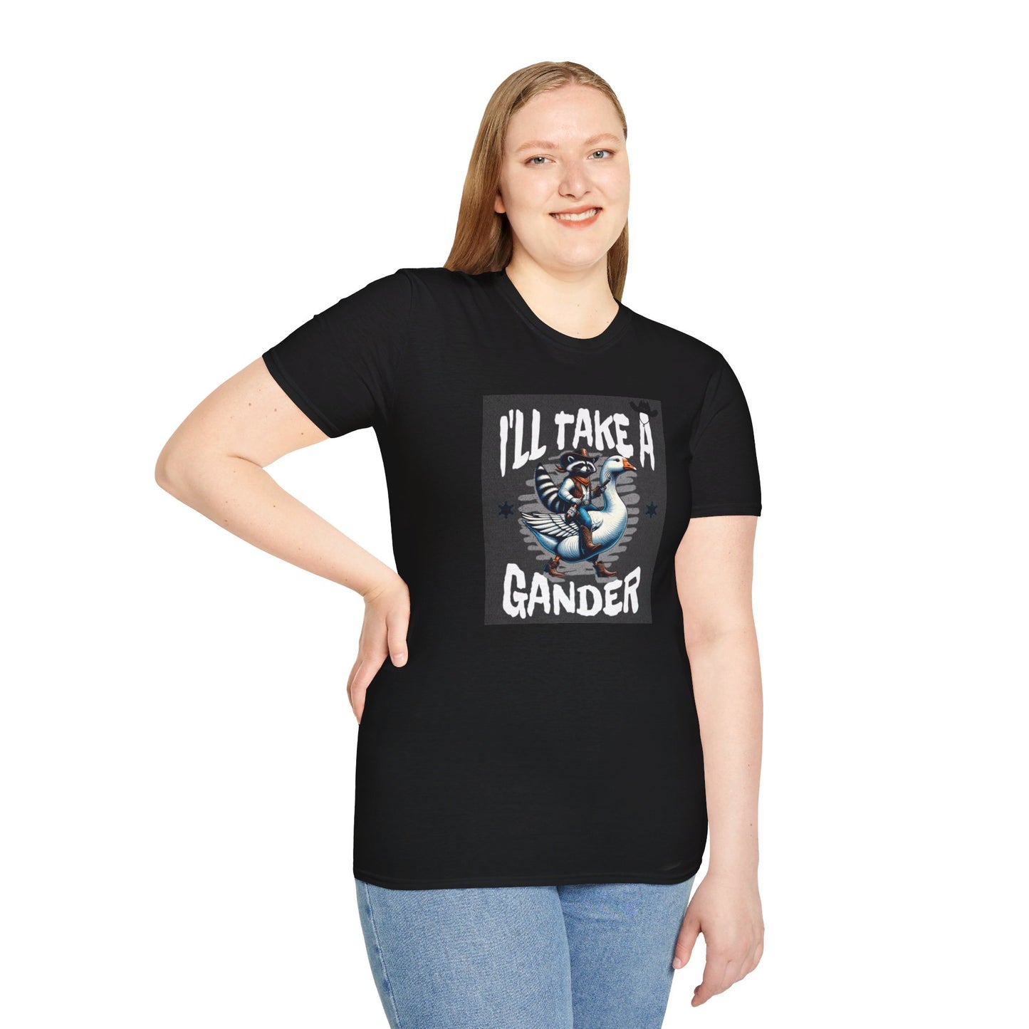 I’ll Take A Gander Says The Cowboy Raccoon T-Shirt