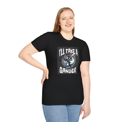 I’ll Take A Gander Says The Cowboy Raccoon T-Shirt