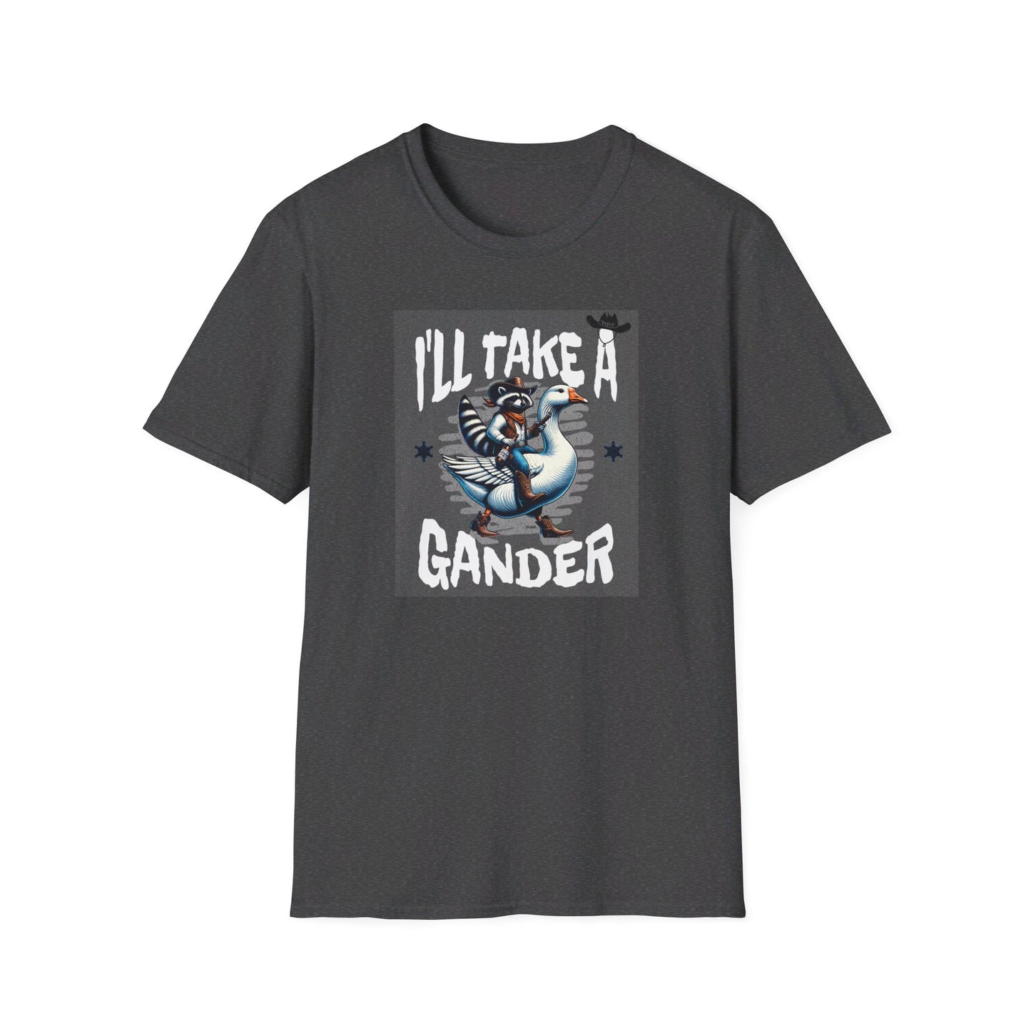 I’ll Take A Gander Says The Cowboy Raccoon T-Shirt