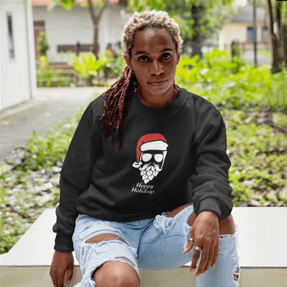 Hoppy Holidays Sweatshirt - Unisex Christmas Sweatshirt in Holiday Fashion