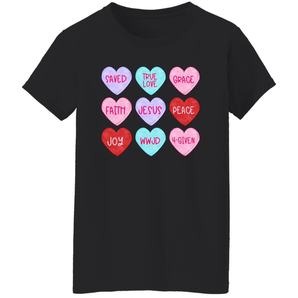Christian Conversation Hearts Valentine Shirt