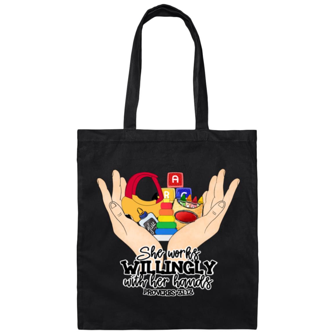 She Works Willingly WIth Her Hands