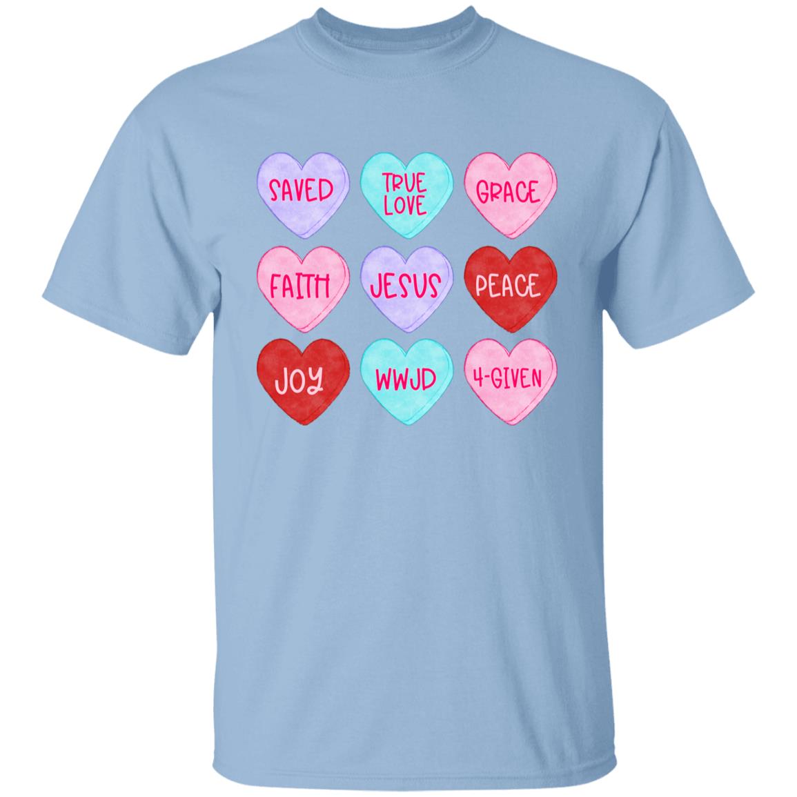 Christian Conversation Hearts Valentine Shirt