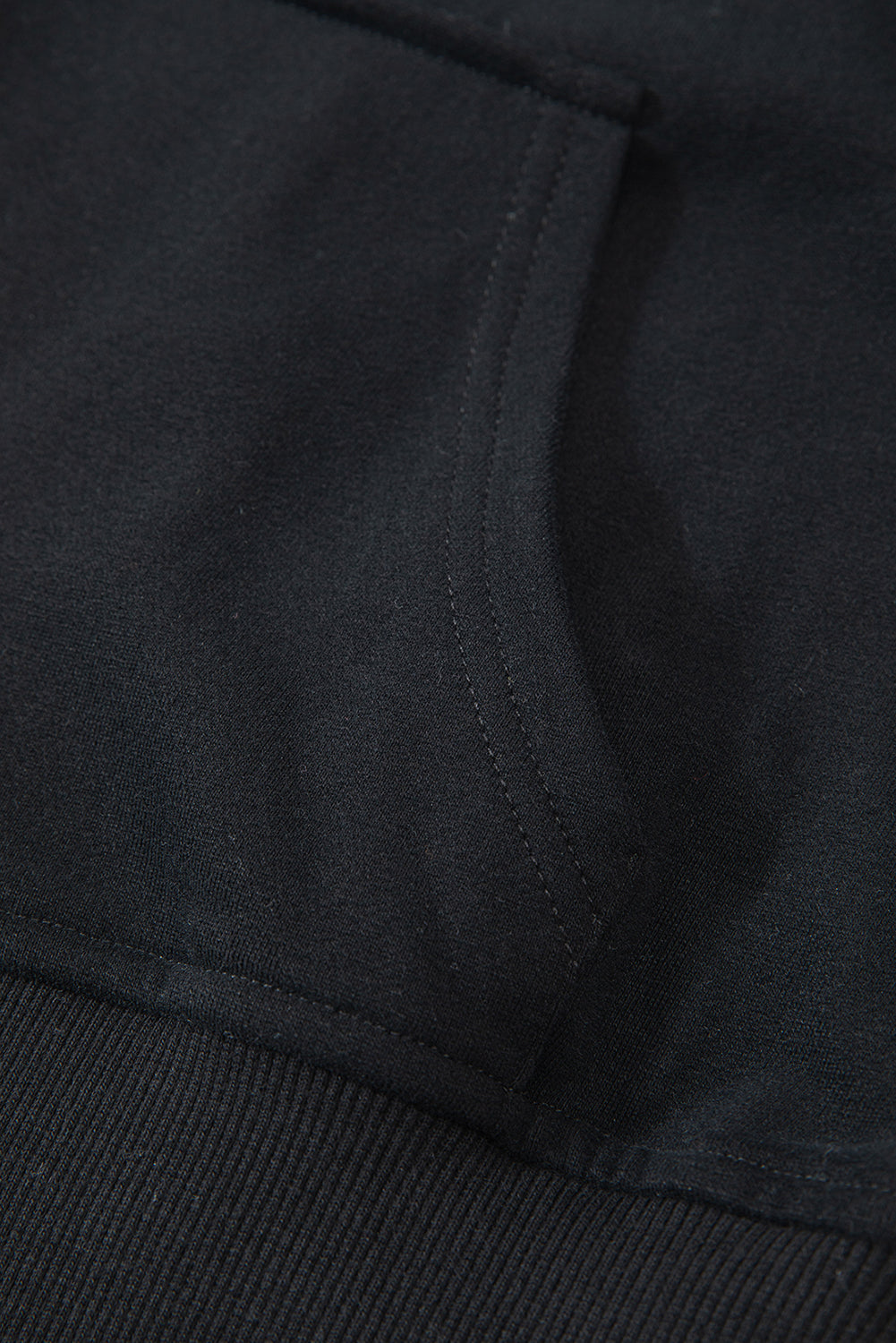 Valerian Quarter Zip Stand Neck Kangaroo Pocket Sweatshirt