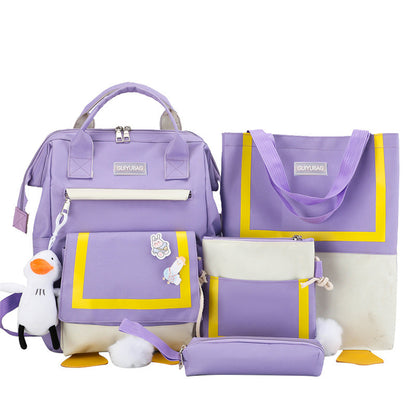 Student Fashion Mom Portable Backpack Large-capacity Multifunctional Outing Bag