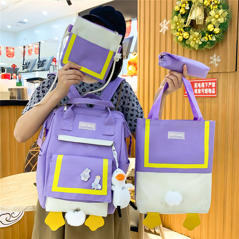 Student Fashion Mom Portable Backpack Large-capacity Multifunctional Outing Bag